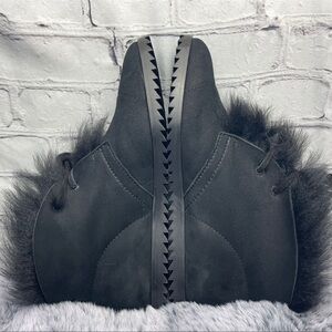 New Pedro Garcia Fur Suede Booties Size 37